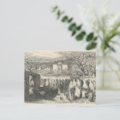 Carte Postale Marabout et procession : Tlemcen (Debout devant)