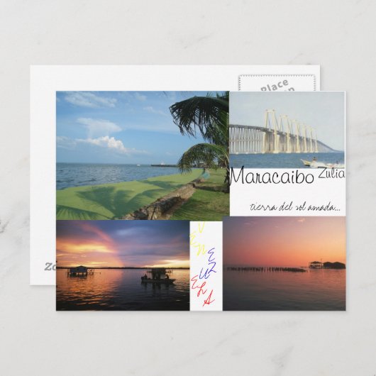 CARTE POSTALE MARACAIBO-EDO ZULIA (Devant / Derrière)