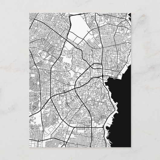 Carte Postale Maracaibo Venezuela Map (Devant)