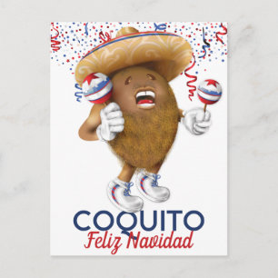 Carte Postale Maracas de noix de coco Coquito