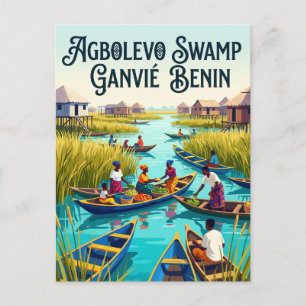 Carte Postale Marais d'Agbolevo Bénin