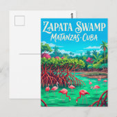 Carte Postale Marais de Zapata Cuba (Devant / Derrière)