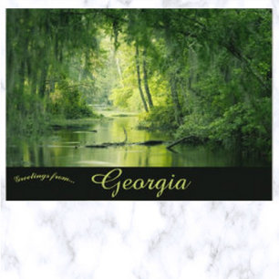 Carte Postale Marais Phinizy Augusta Géorgie États-Unis
