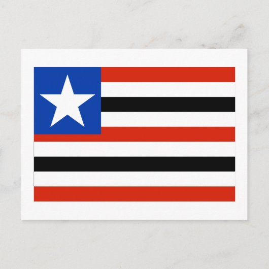 Carte Postale Maranhão, drapeau du Brésil (Devant)