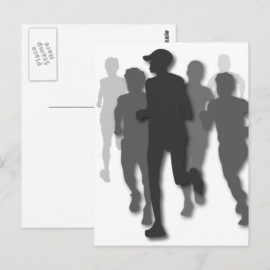 Carte Postale marathon (Devant / Derrière)