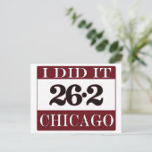 Carte Postale Marathon de Chicago (Debout devant)