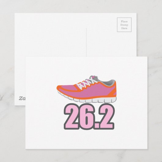 CARTE POSTALE MARATHON RUNNER (Devant / Derrière)