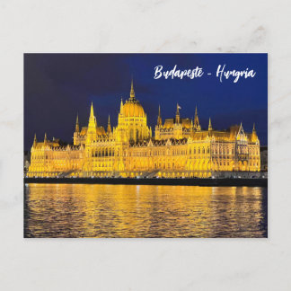 Carte Postale Maravilhosa Budapeste durante a noite