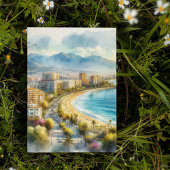 Carte postale Marbella Espagne Aquarelle