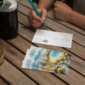 Carte postale Marbella Espagne Aquarelle