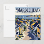 Carte Postale Marblehead États-Unis (Devant / Derrière)