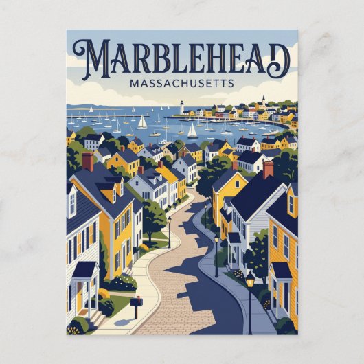 Carte Postale Marblehead États-Unis (Devant)
