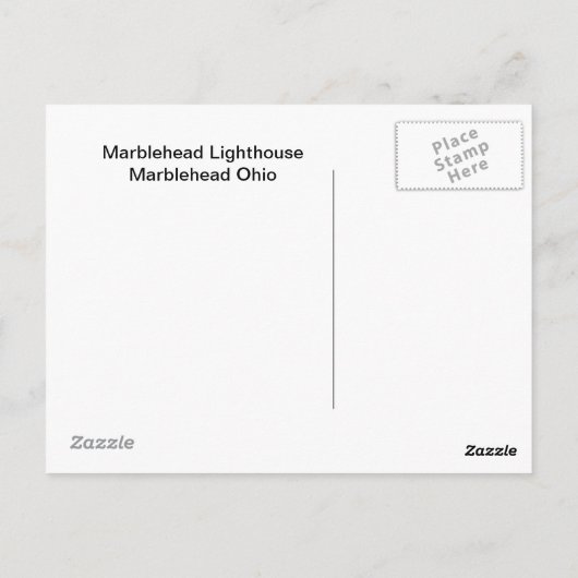 Carte Postale Marblehead Lighthouse (Dos)