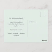 Carte Postale Marbre bleu Abstrait Nous avons déplacé le changem (Dos)