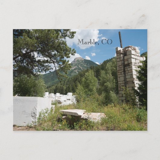 Carte Postale Marbre, CO (Devant)