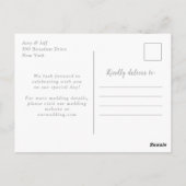 Carte Postale Marbre d'agate violet et argenté Enregistrer la da (Dos)