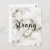 Carte Postale Marbre fort (Devant / Derrière)