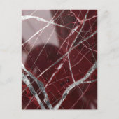 Carte Postale Marbre rouge brillant de luxe (Devant)