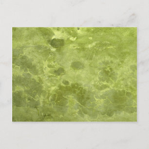Carte Postale Marbre vert olive vintage chic motif élégant