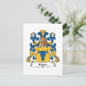 Carte Postale Marc Family Crest (Debout devant)