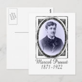 Carte Postale Marcel Proust (Devant / Derrière)