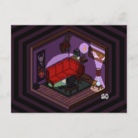 Marceline Vampire Salle de séjour sombre Pixel Art