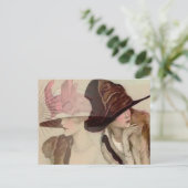 Carte Postale Marcello Dudovich Jeunes filles en Casquette Illus (Debout devant)