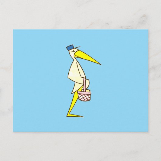 Carte Postale Marchandise de cigogne (Devant)
