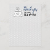 Carte Postale Marchandise pour un salon de thé et café (Devant)