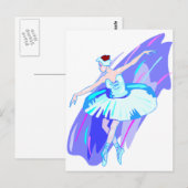 Carte Postale Marchandises de ballet Dancer (Devant / Derrière)