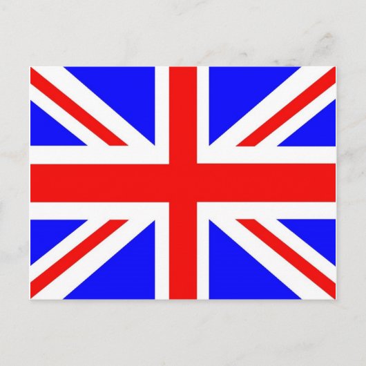 Carte Postale Marchandises du drapeau britannique (Devant)