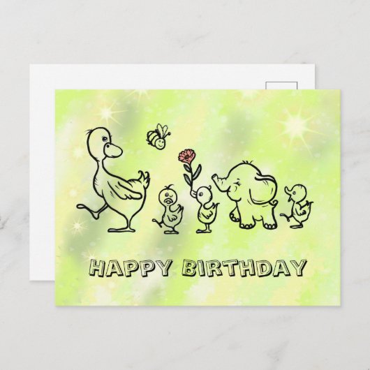 Carte Postale Marche (Devant / Derrière)