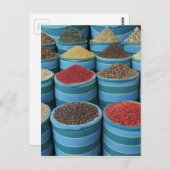 Carte Postale marché aux épices (Devant / Derrière)