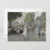 Carte Postale Marché aux fleurs (Devant / Derrière)