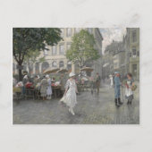 Carte Postale Marché aux fleurs (Devant)