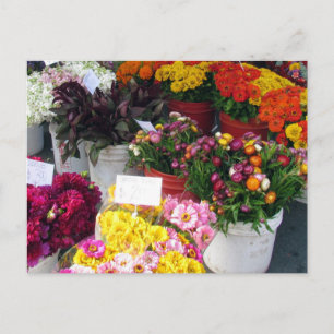 Carte postale - Marché aux fleurs