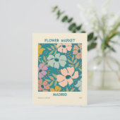 Carte Postale Marché aux Fleurs Madrid Impression (Debout devant)