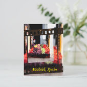 Carte Postale Marché aux fruits de fenêtre - Madrid, Espagne (Debout devant)