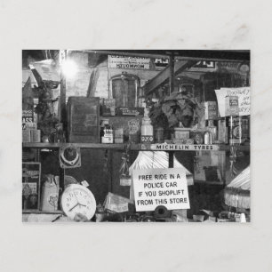 Carte Postale Marché aux puces