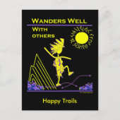 Carte Postale Marche Bien Avec Les Autres (Devant)