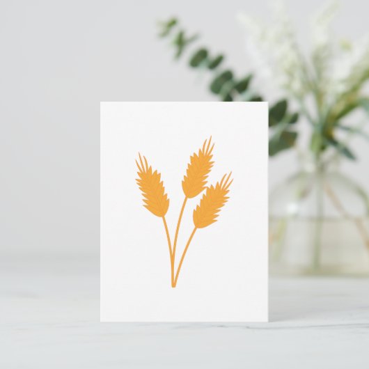 Carte Postale Marche de blé (Debout devant)