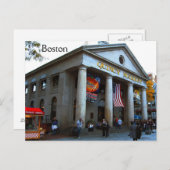 Carte Postale Marché de Boston Quincy (Devant / Derrière)
