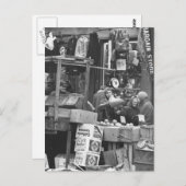 Carte Postale Marché de Brownsville, Brooklyn : 1962 (Devant / Derrière)