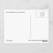 Carte Postale Marché de Hong Kong (Dos)