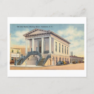 Carte Postale Marché de la vieille ville à Charleston, Caroline 