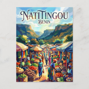 Carte Postale Marché de Natitingou Bénin