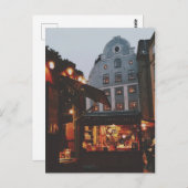 Carte Postale Marché de Noël à Stockholm (Devant / Derrière)