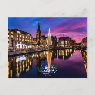 Carte Postale Marché de Noël de Hambourg
