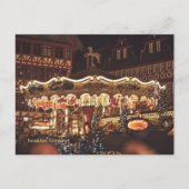 Carte Postale Marché de Noël, Francfort, Allemagne (Devant)