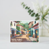 Carte Postale Marché de rue de Malabo Guinée équatoriale (Debout devant)